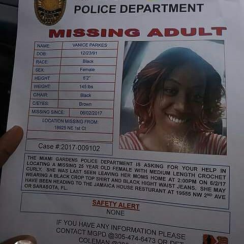 MISSING PERSON IN MIAMI ,FLORIDA IF SEEN PLEASE CALL THE COPS ,LET'S GET HER BACK HOME TO HER FAMILY SAFELY , MY FLORIDA LINKY PLEASE SHARE THIS FLYER @hulahoop_musicmarketing @lucianesbit @gazamckenzie @_natsbrats @devabratt - Linda Dunn-Carter LE, CPCP (@kerryannbrown)