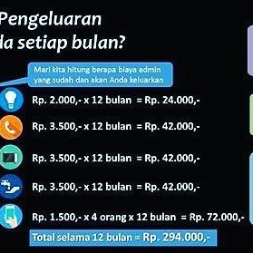 All about Paytren:
Mari kita berpikir Cerdas...
.
Berapa lama kita akan melakukan kegiatan pembayaran listrik, air pulsa, bpjs dll? *Seumur hidup .
.
Berapa banyak uang yang Kita keluarkan untuk Bayar admin tiap bulannya? * Ribuan - puluhan ribu .
.
Siapakah yang mendapat keuntungan dari pembayaran biaya admin tersebut? * Penyedia jasa pembayaran .
.
Apakah kita mendapatkan keuntungan dari biaya admin yang dibayar tiap bulan nya? *Tidak .
.
Apakah kita bisa melakukan penghematan biaya admin yang kita bayarkan tiap bulannya?
*Bisa .
.
Bagaimana caranya?
*PayTrenin aja.
.
Langsung hubungi Registrasi dan Bimbingan👇. . .
.
Agung Ridwansyah
.
Wa : 085795464790
.
.
Kenapa harus PayTren? .
*Karena tiap transaksi melalui PayTren akan mendapatkan cashback.
.
*biaya admin lebih murah.
.
*Bernilai sedekah .
.
*Lebih hemat dan efisien .
.
#paytrenuym
#paytrentangerang
#indonesia#malasyia
#brunei
#jabodetabek
#jawa
#sumatra
#kalimantan
#lombok
#sulawesi
#iburumahtangga
#bisnisonline
#pelajar
#mahasiswa
#karyawan
#pegawai
#pekerja
#PokonyaPaytreninAja - PAYTREN Ustadz Yusuf Mansur (@agung_leader_paytren11)