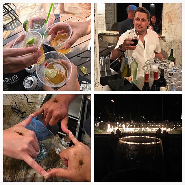 Aye, 'twas a day, it was. #oris #oriscrfevent #coralrestorationfoundation #beer #wine #snuff #feets #firepit #keylargo - Epu Baal (@craniotes)