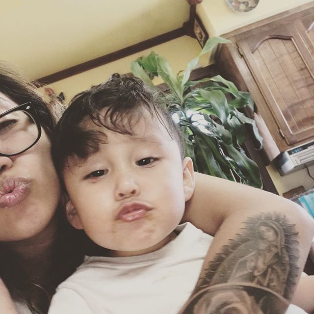 Kisses 😘. . .
#
#mybabyboy #forever #love #kisses #goodnight 
#
@carl0_antoni0 - Wendi (@rockabilly_teaze)