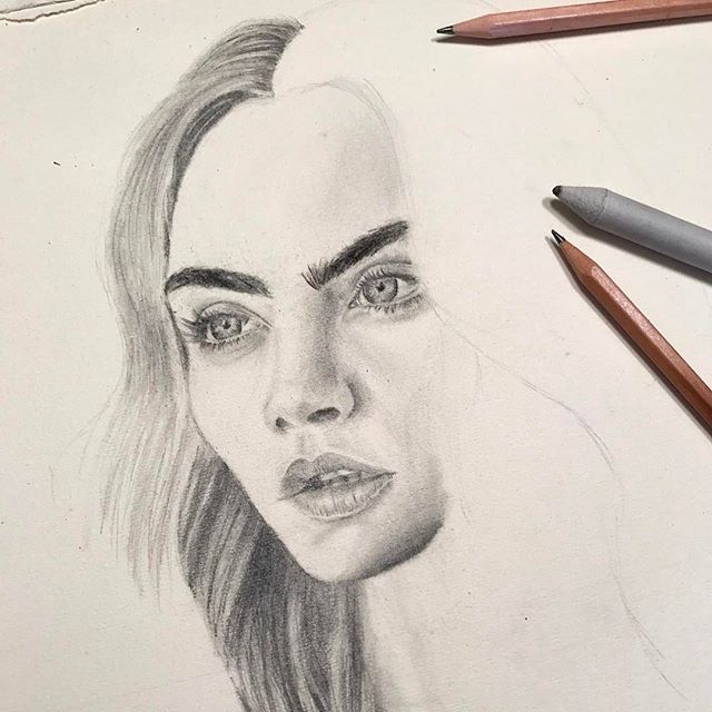 My work in progress of the beautiful, Cara Delevingne.💞
.
.
.
.
.
.
.
.
.
.
#art #sketch #sketchart #creative #creativityfound #instaartexplorer #instart #caradelevingne #wip #workinprogress #art4share - @CLEM_TRESAN (@_artbypaige)